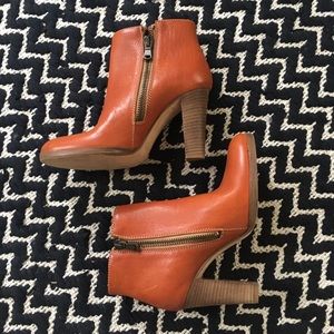 Madewell Leather Heeled Booties 7
